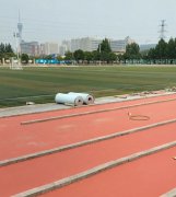 鄭州市第85中學采用最新型TPU材料鋪設跑道